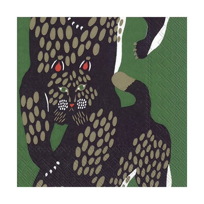 Ilves serviett 33 x 33 cm 20-pakning, Green Marimekko