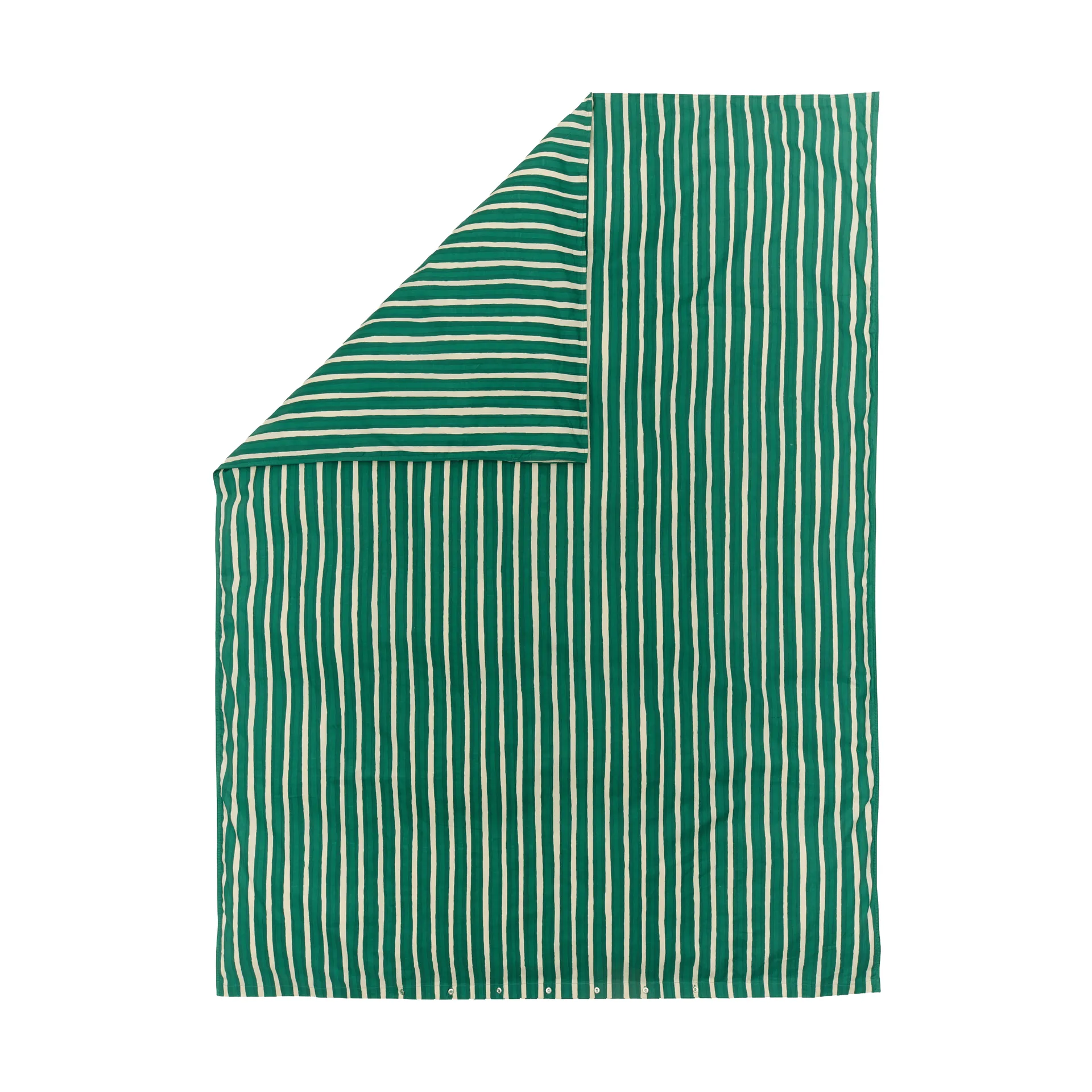 Iso Piccolo dynetrekk, Off white-emerald Marimekko