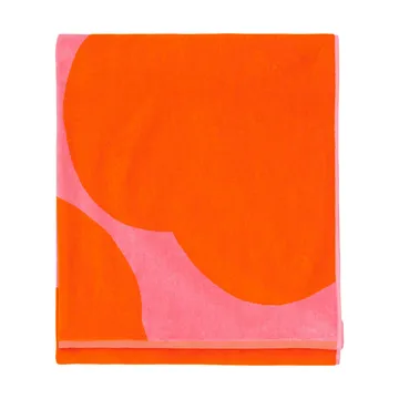 Iso Unikko badehåndkle - Pink-orange red, 100x180 cm - Marimekko