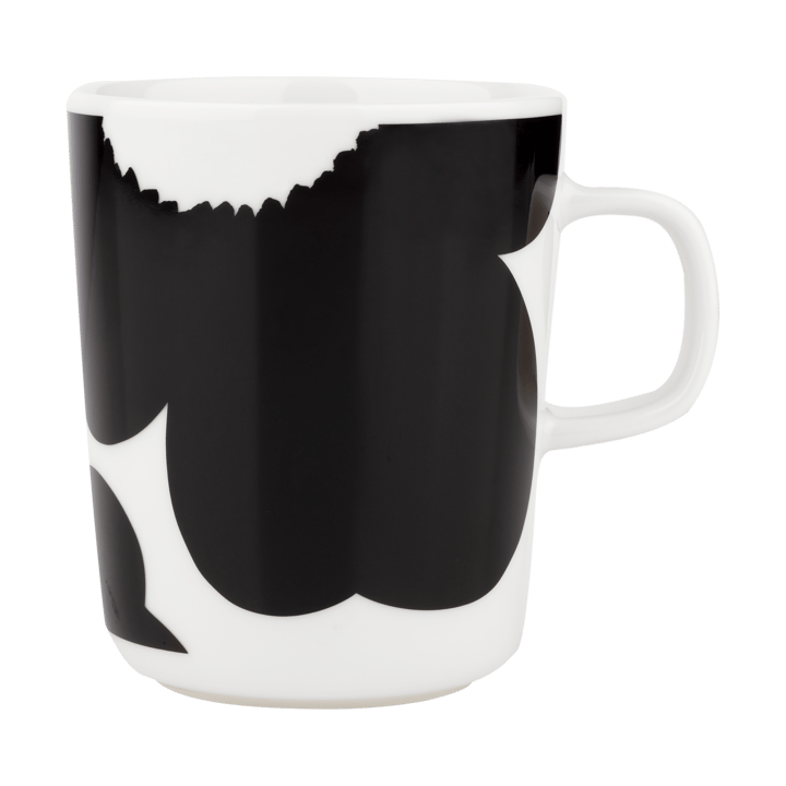 Iso Unikko kopp 25 cl, White-black Marimekko
