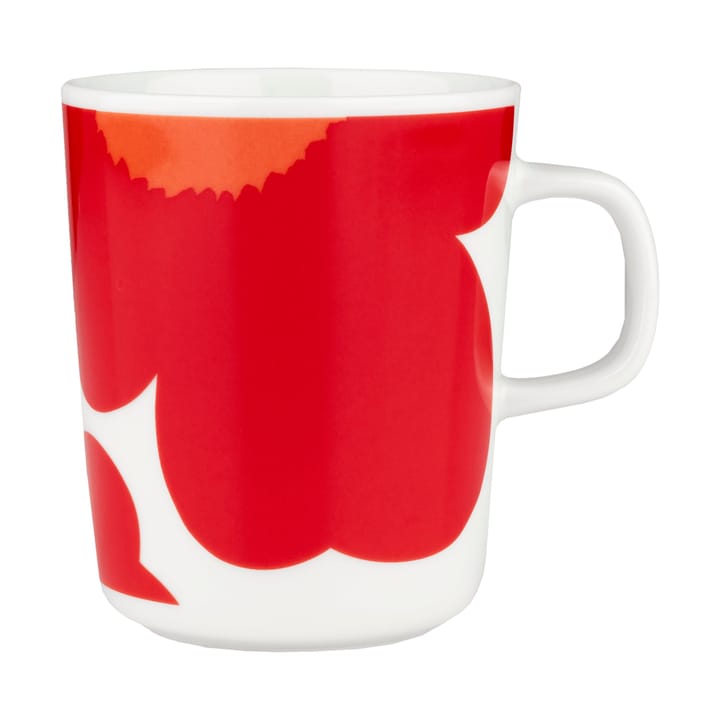 Iso Unikko kopp 25 cl, White-red Marimekko