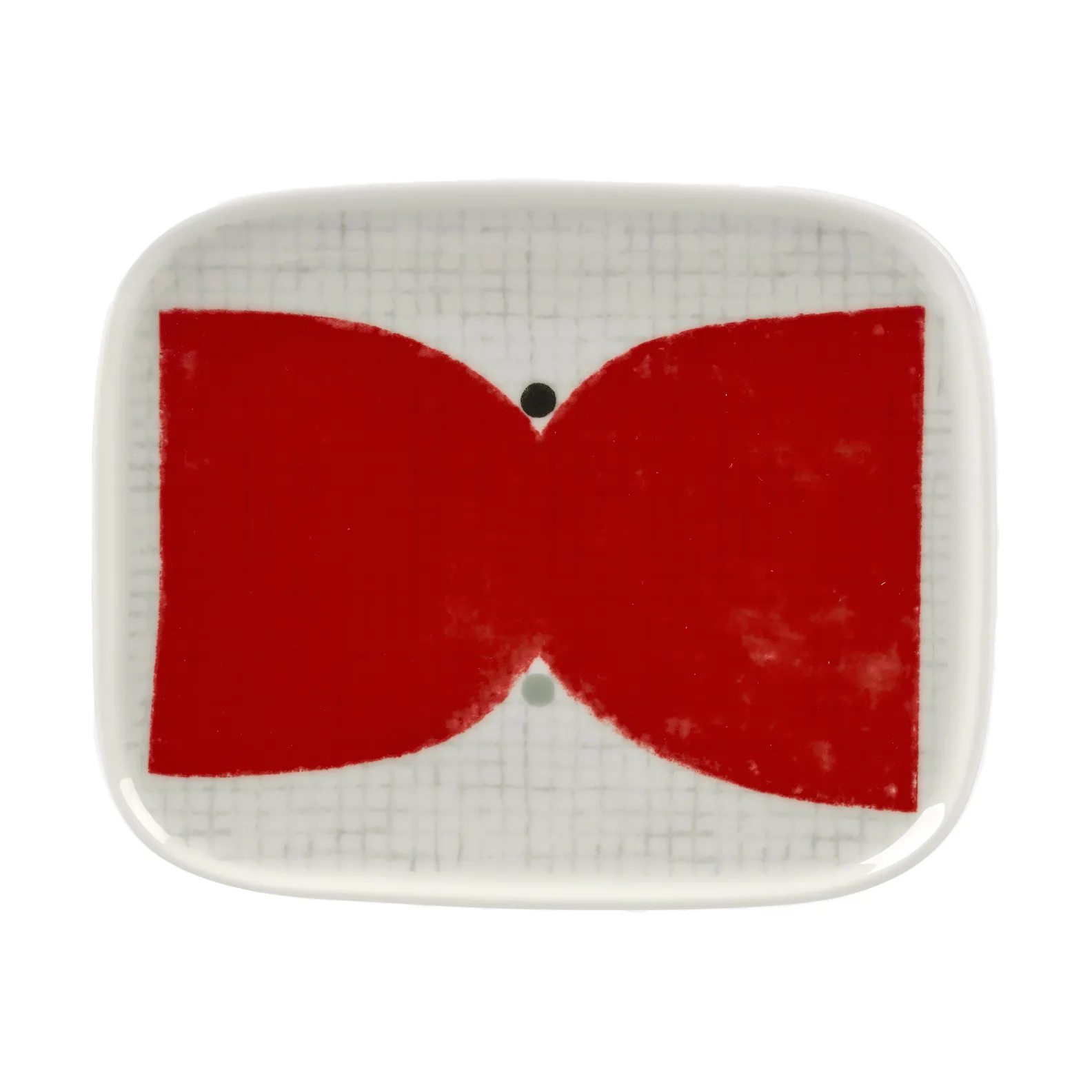 Kalendi fat 12x15 cm, White-red-coal-sage Marimekko