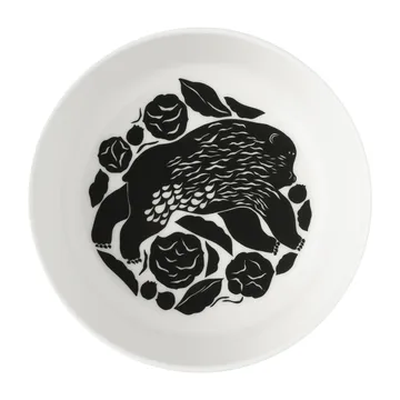 Karhuemo skål 4 dl - Hvit-mørkegrønn - Marimekko