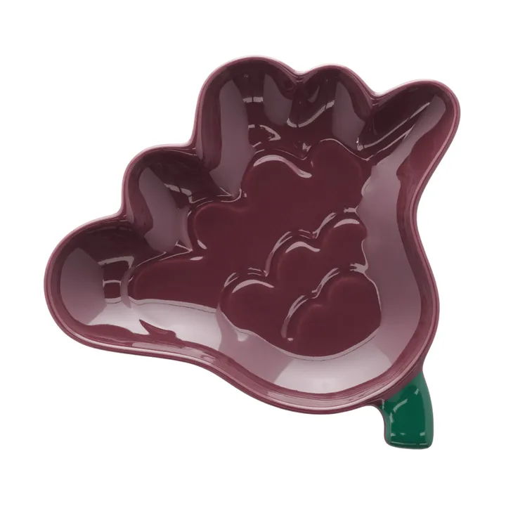 Kukasta Kukkaan asjett - Plommegrønn, 15 cm - Marimekko