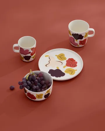 Kukasta Kukkaan bolle - White-pink-terrac-plum, 50 cl - Marimekko