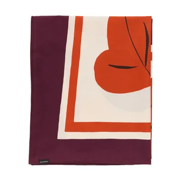 Kukasta Kukkaan duk - Hay-plum-bronze-terracotta, 140x140 cm - Marimekko