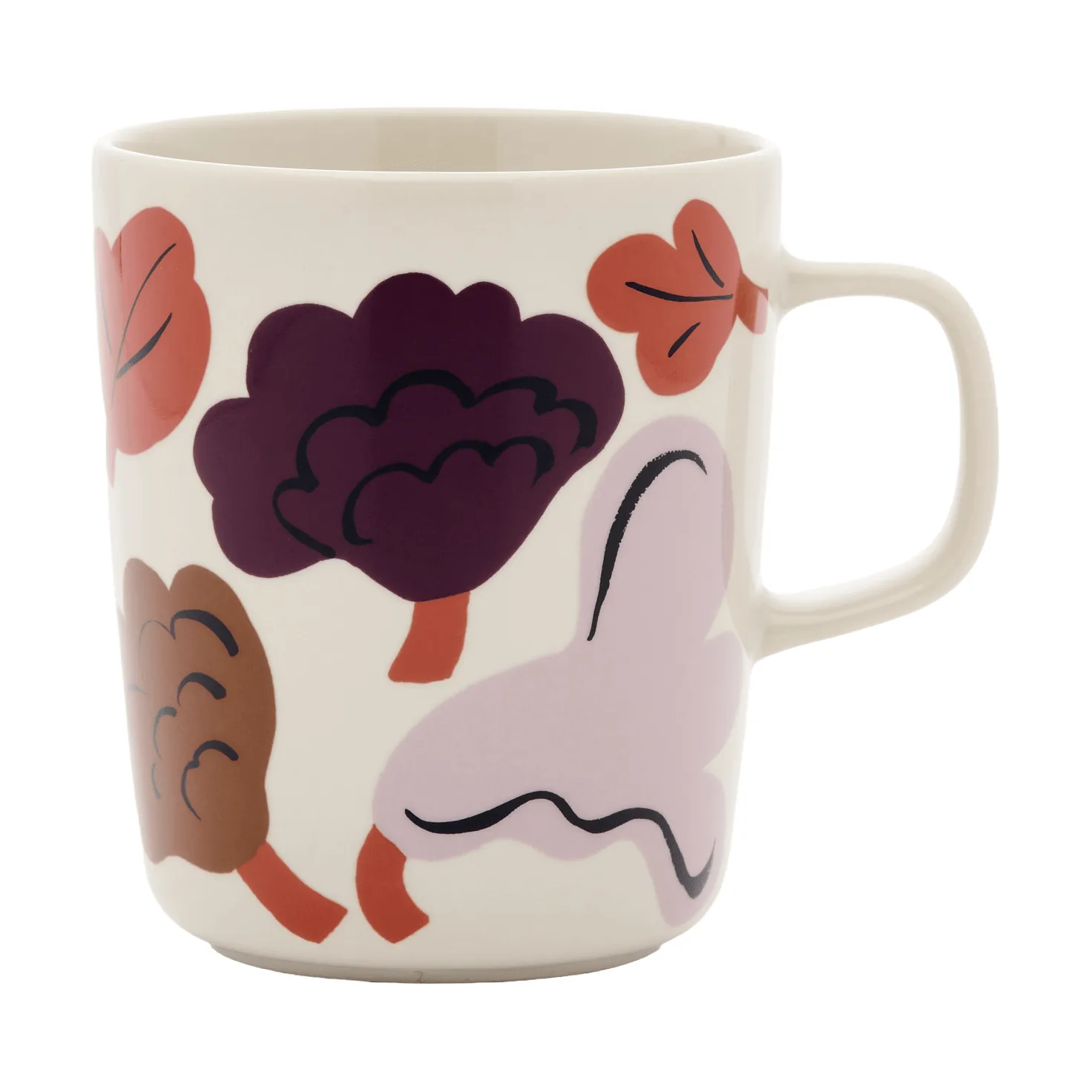 Kukasta Kukkaan krus, Stoneware-plomme-bronse-terrakotta 25 cl Marimekko