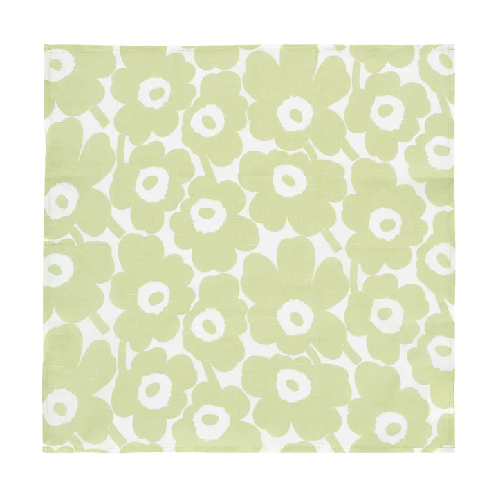 Mini unikko tøyserviett 43x43 cm - Pear-white - Marimekko