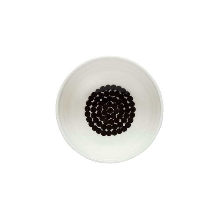 Oiva Räsymatto skål 3 dl, svart-hvit Marimekko