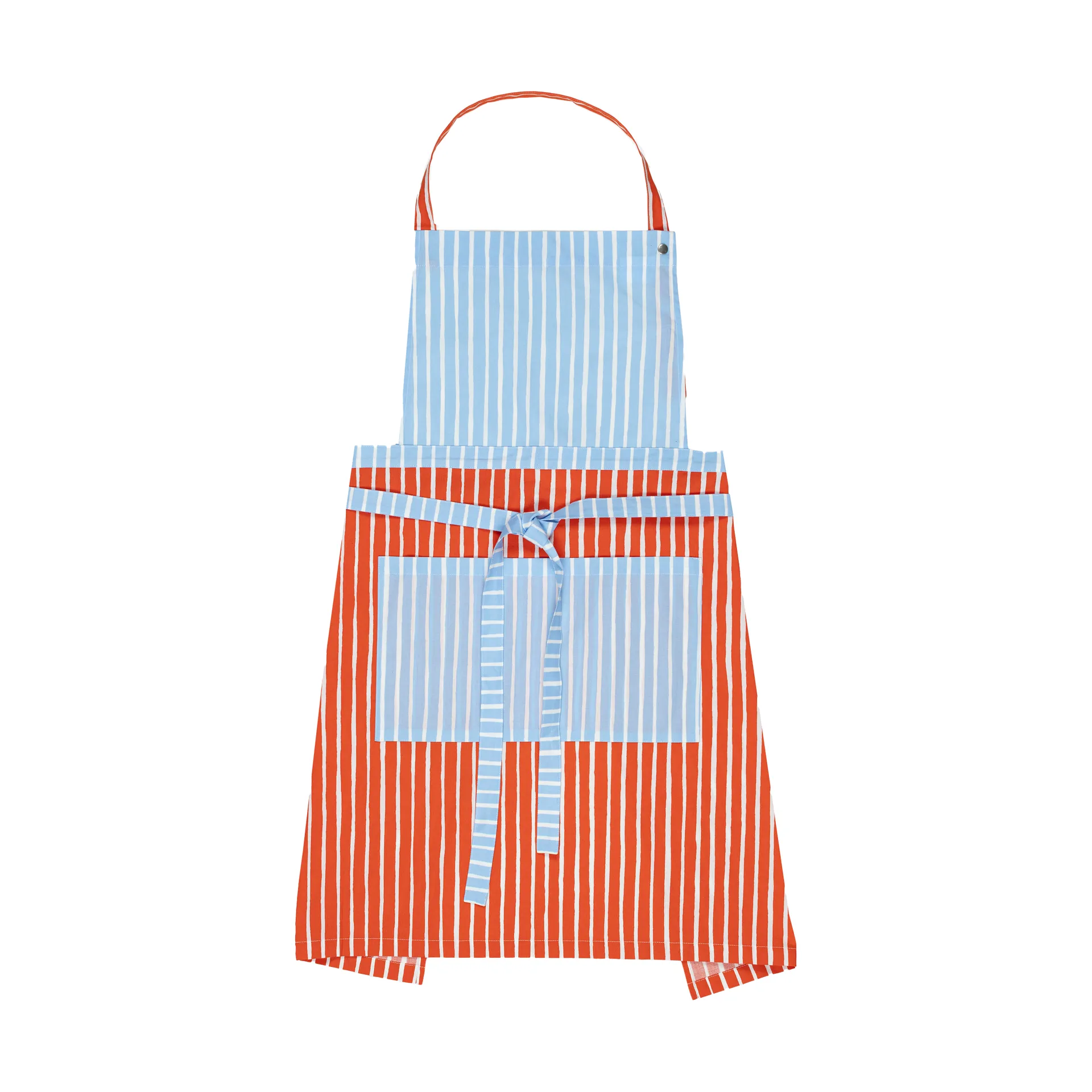 Piccolo forkle, White-tomato red-light blue Marimekko