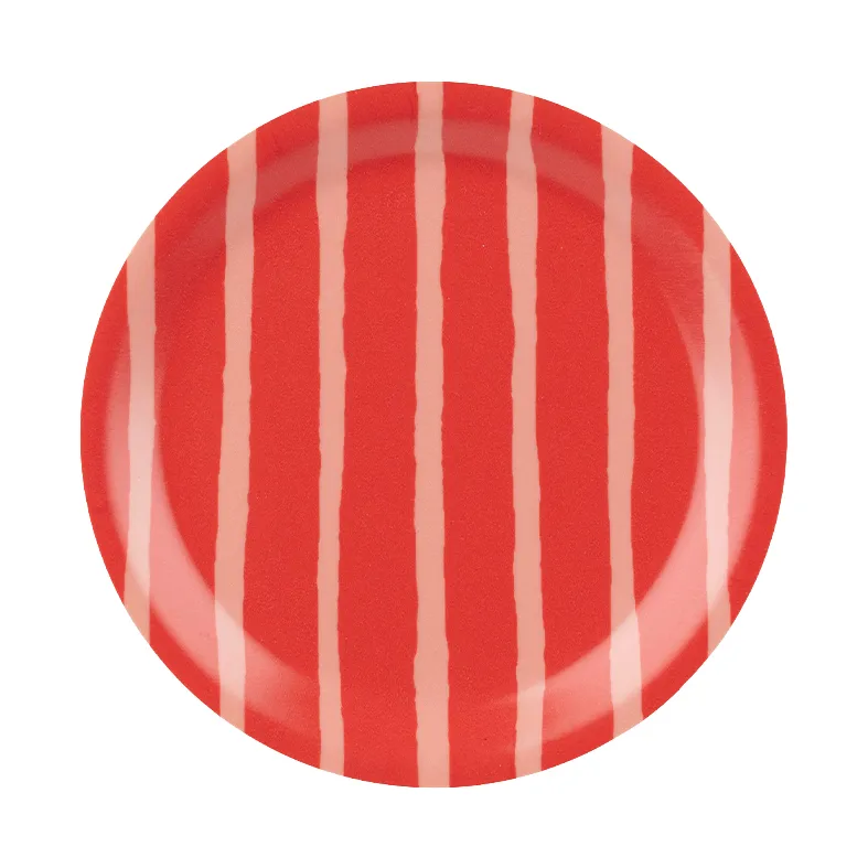 Piccolo glassbrikker, Salmon red-orange red, Ø11 cm Marimekko