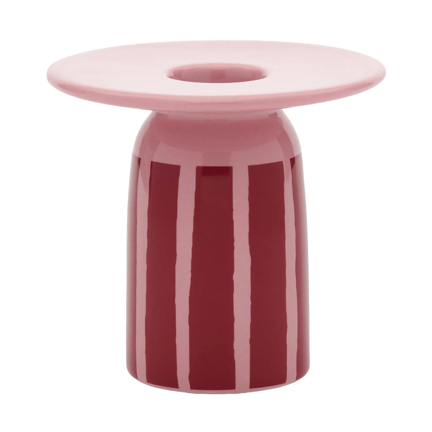 Piccolo lysestake, Coral-mørkerød, 8 cm Marimekko