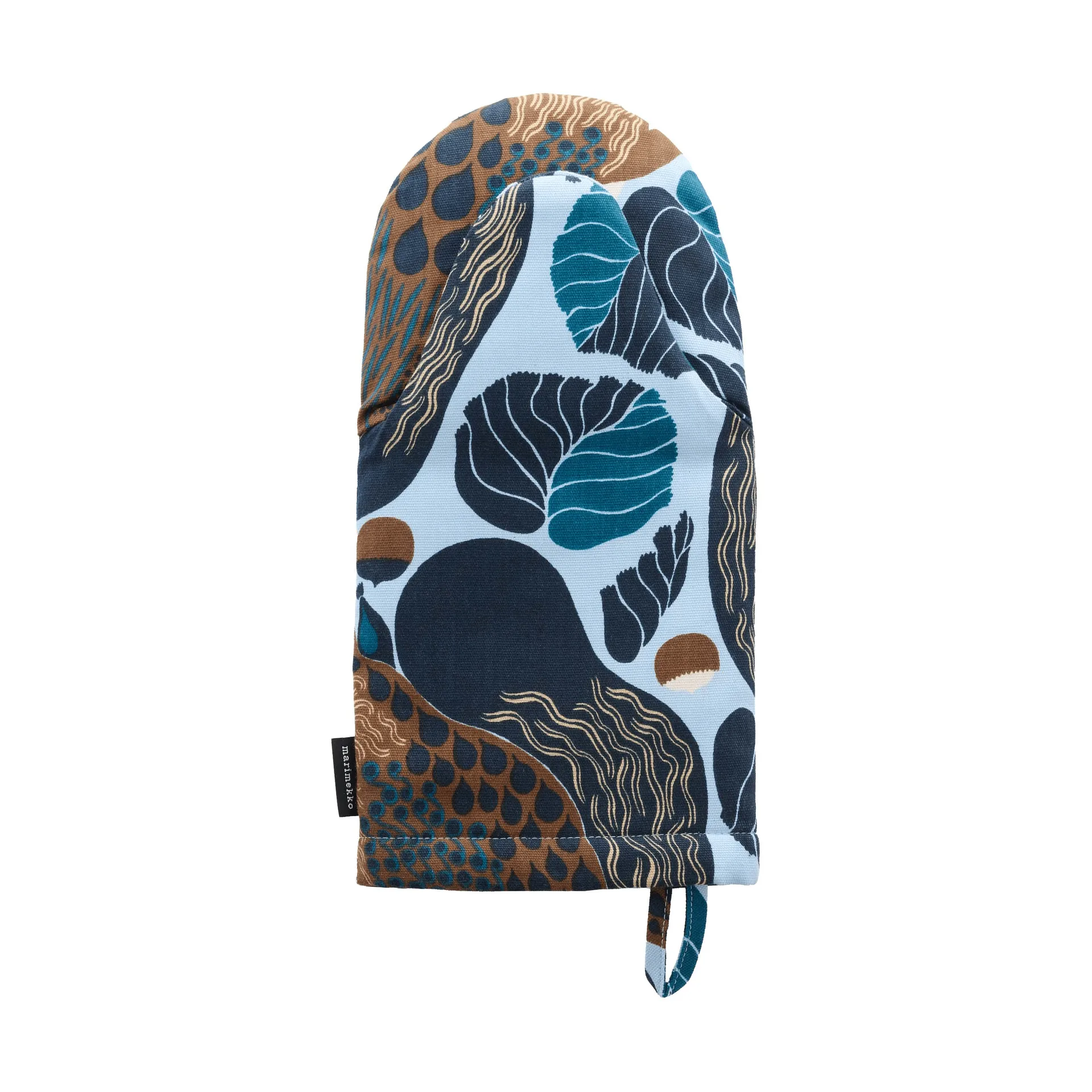 Pieni Kurre grytevott, Sky blue-flerfarget Marimekko