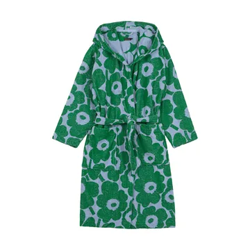 Pieni Unikko badekåpe L - Light blue-green - Marimekko