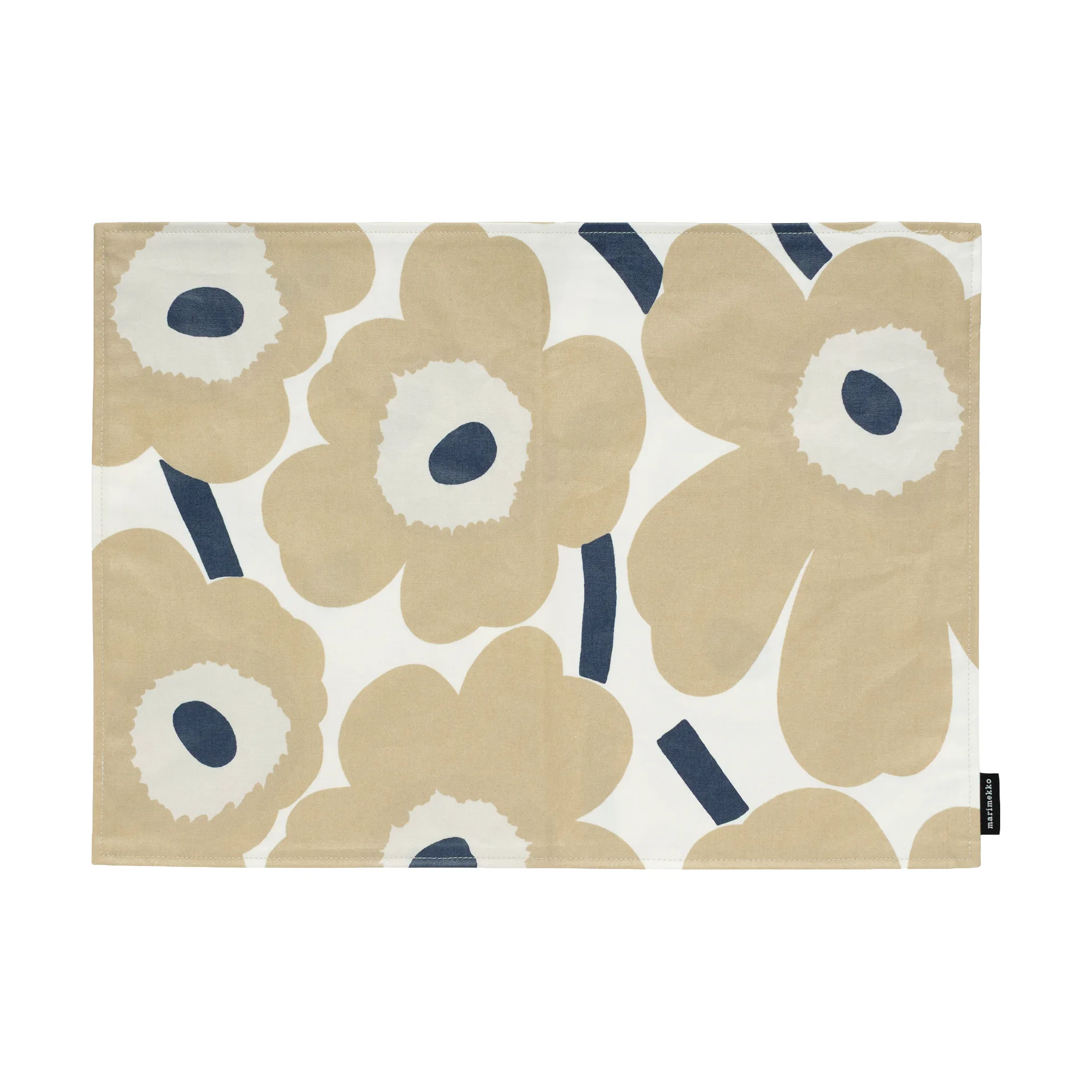 Pieni unikko bordbrikke akryl, Off white-beige-dark blue Marimekko