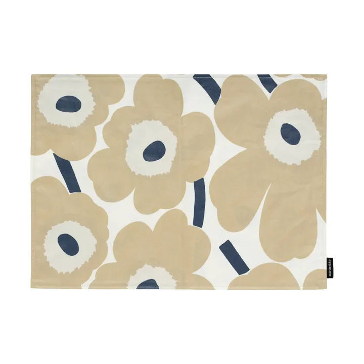 Pieni unikko bordbrikke akryl - Off white-beige-dark blue - Marimekko