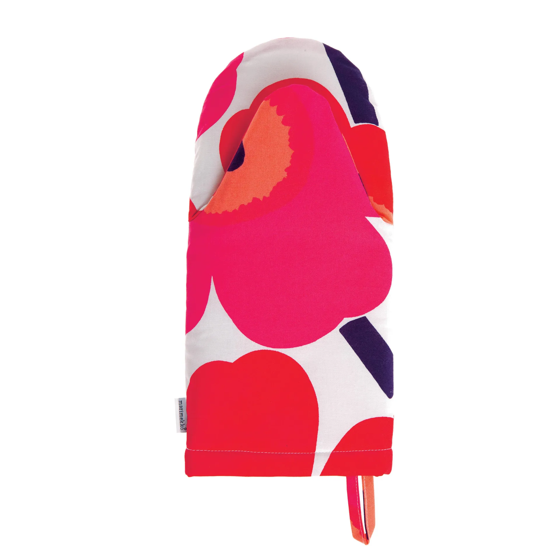Pieni Unikko gryteklut, Rød-hvit Marimekko