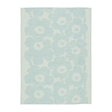 Pieni Unikko kjøkkenhåndkle bomull-lin 50 x 70 cm - Off white-light blue - Marimekko