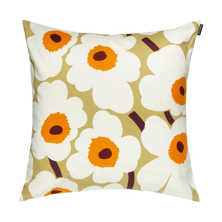 Pieni Unikko putetrekk 50x50 cm - Beige - Marimekko