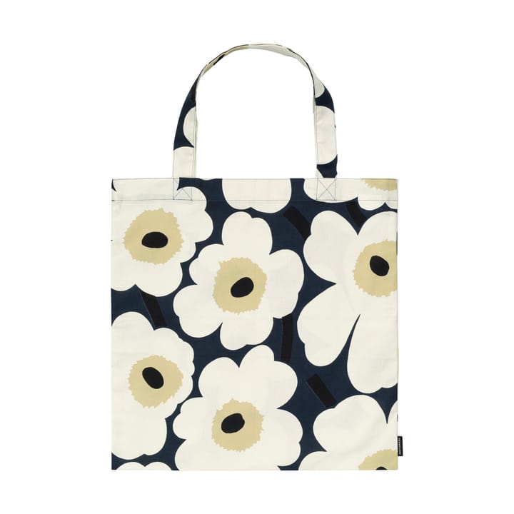 Pieni Unikko veske 44x43 cm - Midnight blue-Cream-Hay - Marimekko