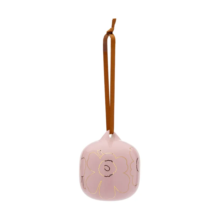 Piirto Unikko dekorasjonsanheng - Pink-gull - Marimekko