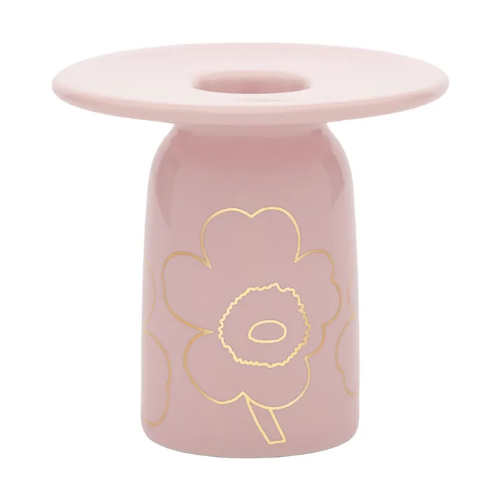 Piirto Unikko lysestake - Pink-gull - Marimekko