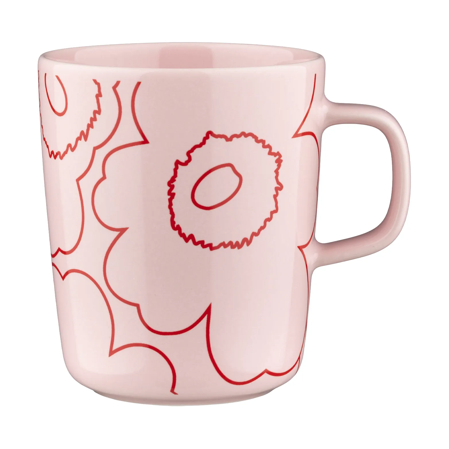 Piirto Unikko Oivo krus 2,5 dl, Rosa Marimekko