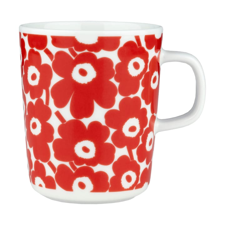 Pikkuinen Unikko kopp 25 cl - White-red - Marimekko