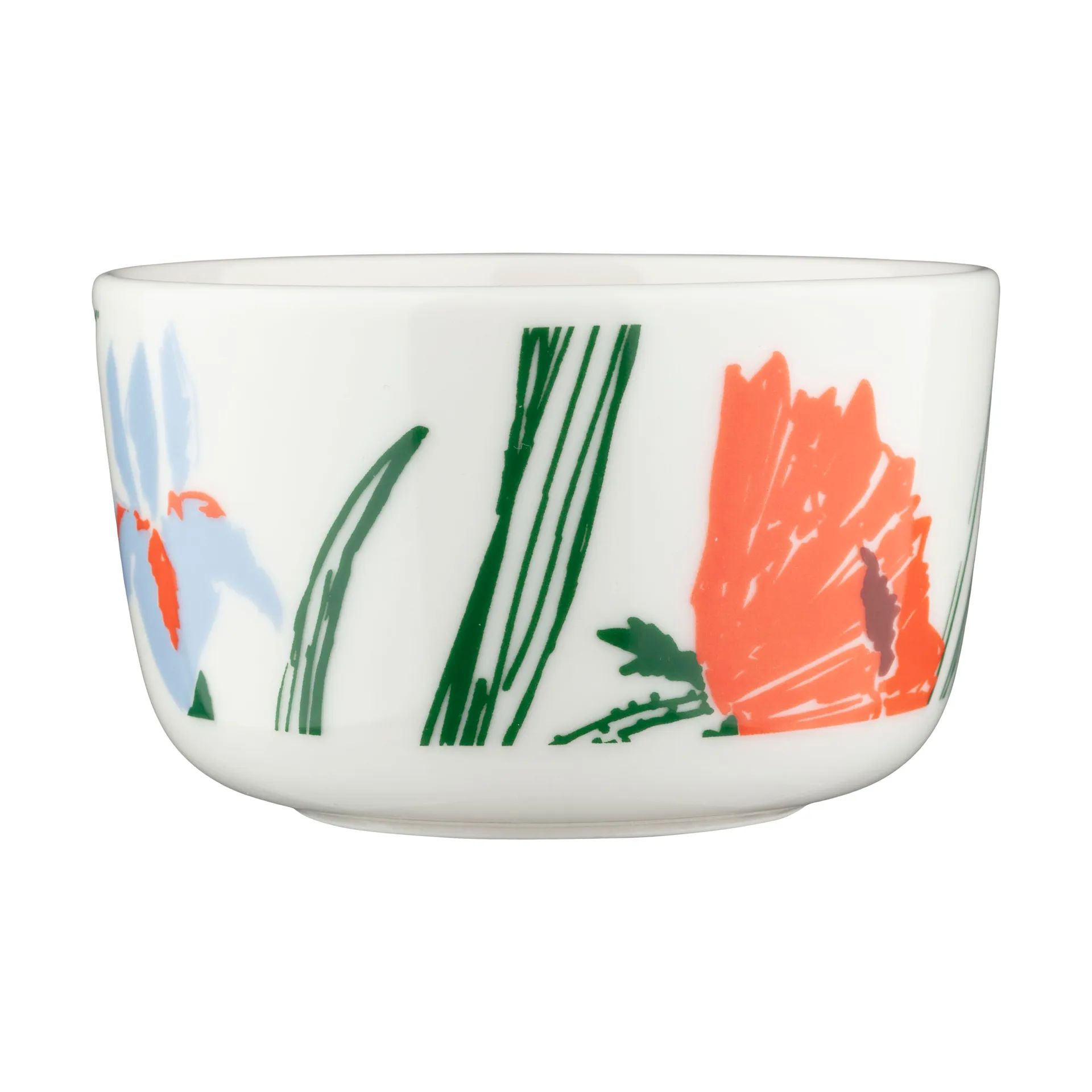 Puutarhakutsut bolle  2,5 dl, White-green-orange Marimekko