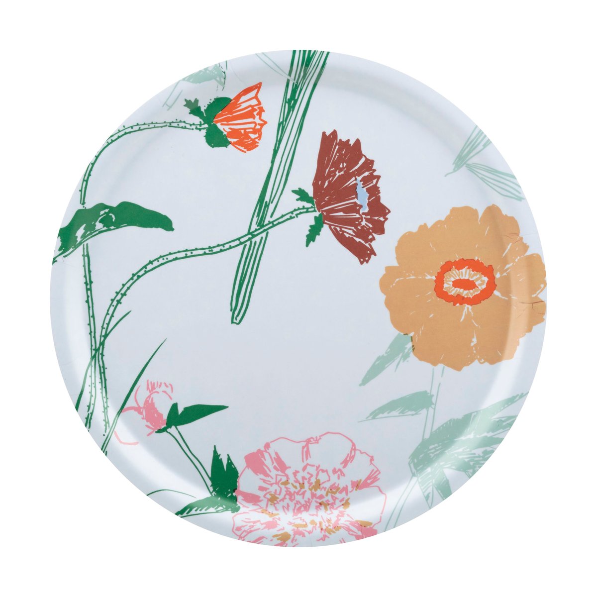 Marimekko - Puutarhakutsut serveringsfat 31 cm multi