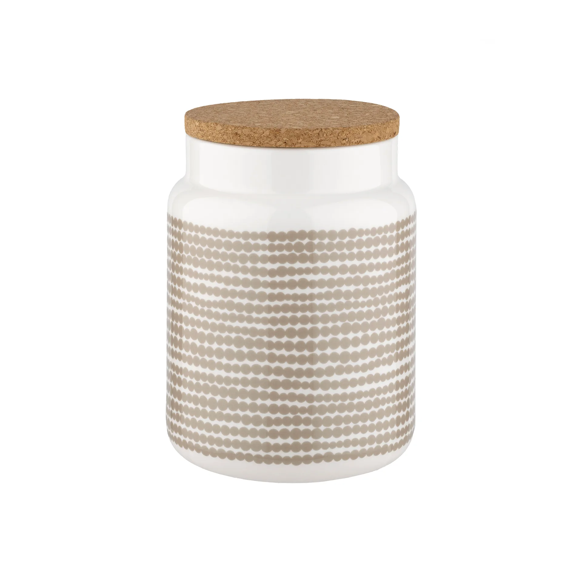 Räsymatto boks 1,2 l, Beige-hvit Marimekko