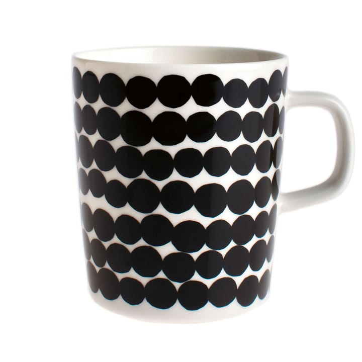 Räsymatto kopp 25 cl, svart-hvit Marimekko