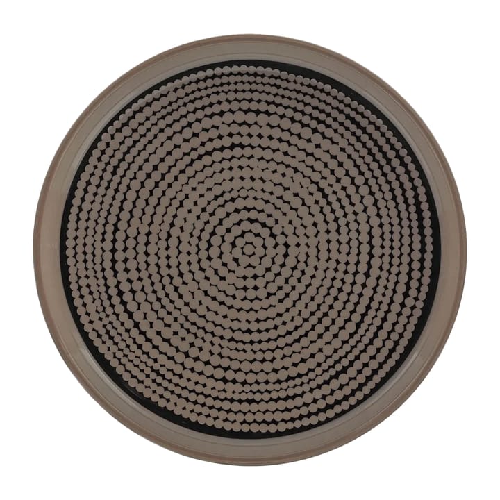 Räsymatto tallerken Ø 13,5 cm, Terra-svart Marimekko