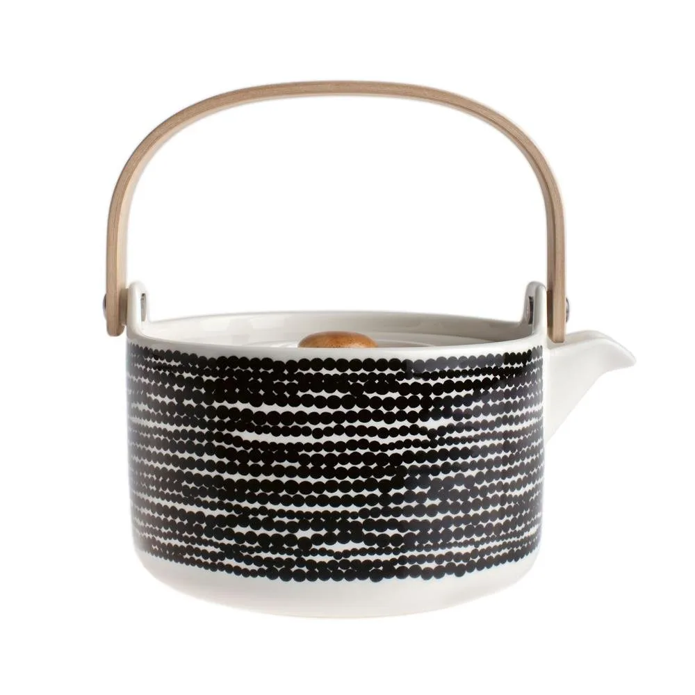 Marimekko Räsymatto tekanne 70 cl Svart-hvit