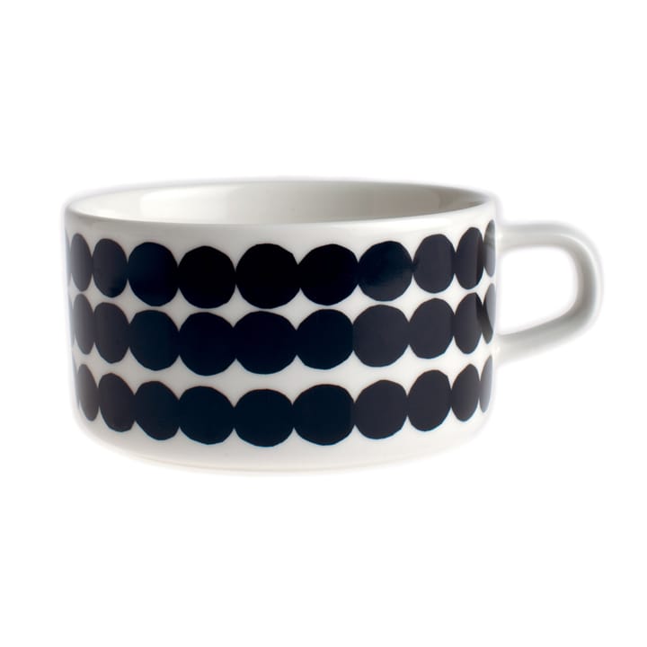 Räsymatto tekopp 25 cl, svart-hvit Marimekko
