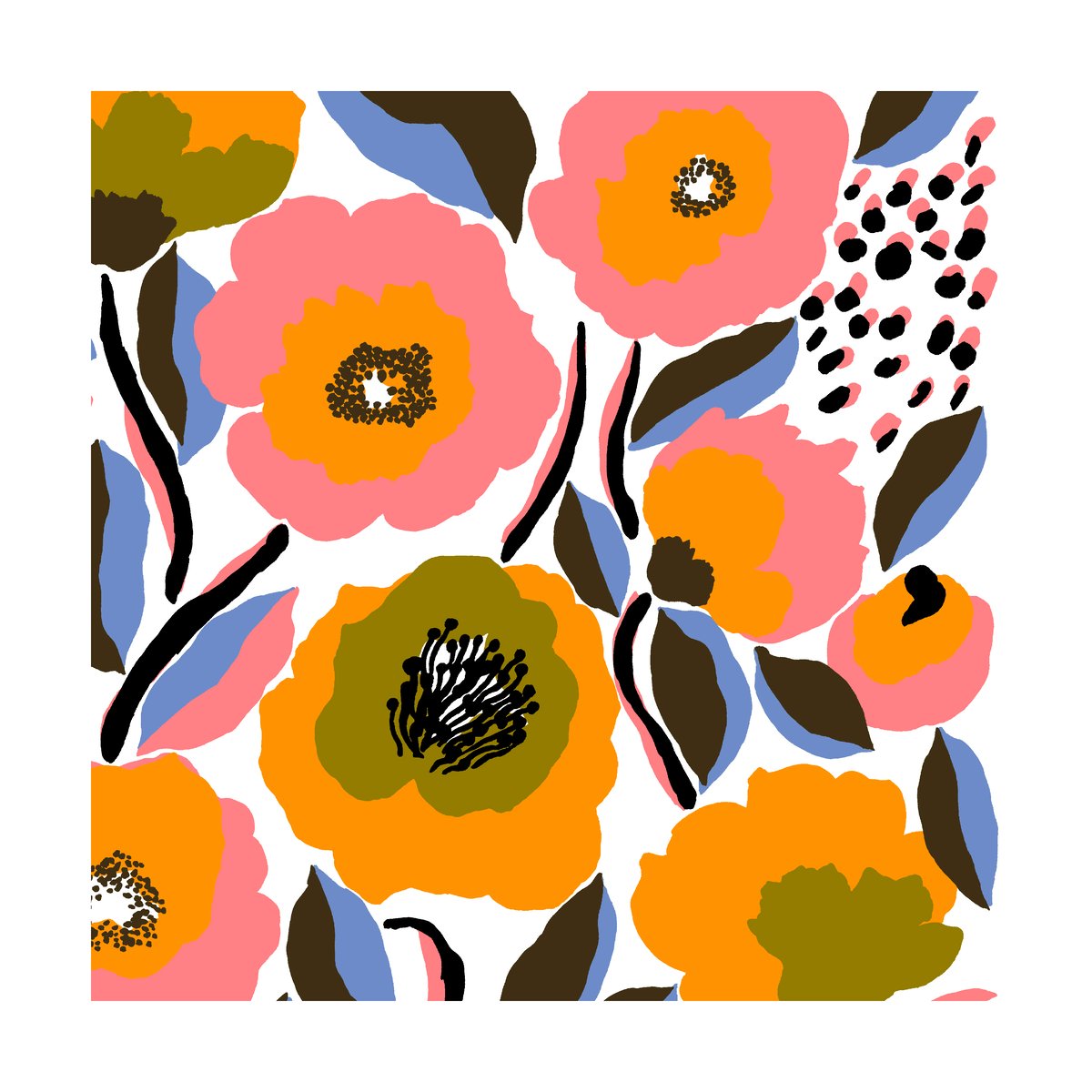 Marimekko Rosarium serviett 33x33 cm 20-pk White