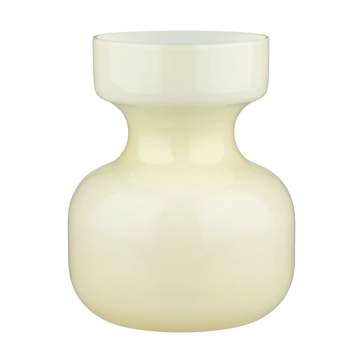 Marimekko Säkki vase 16,5 cm Opaque white asparges