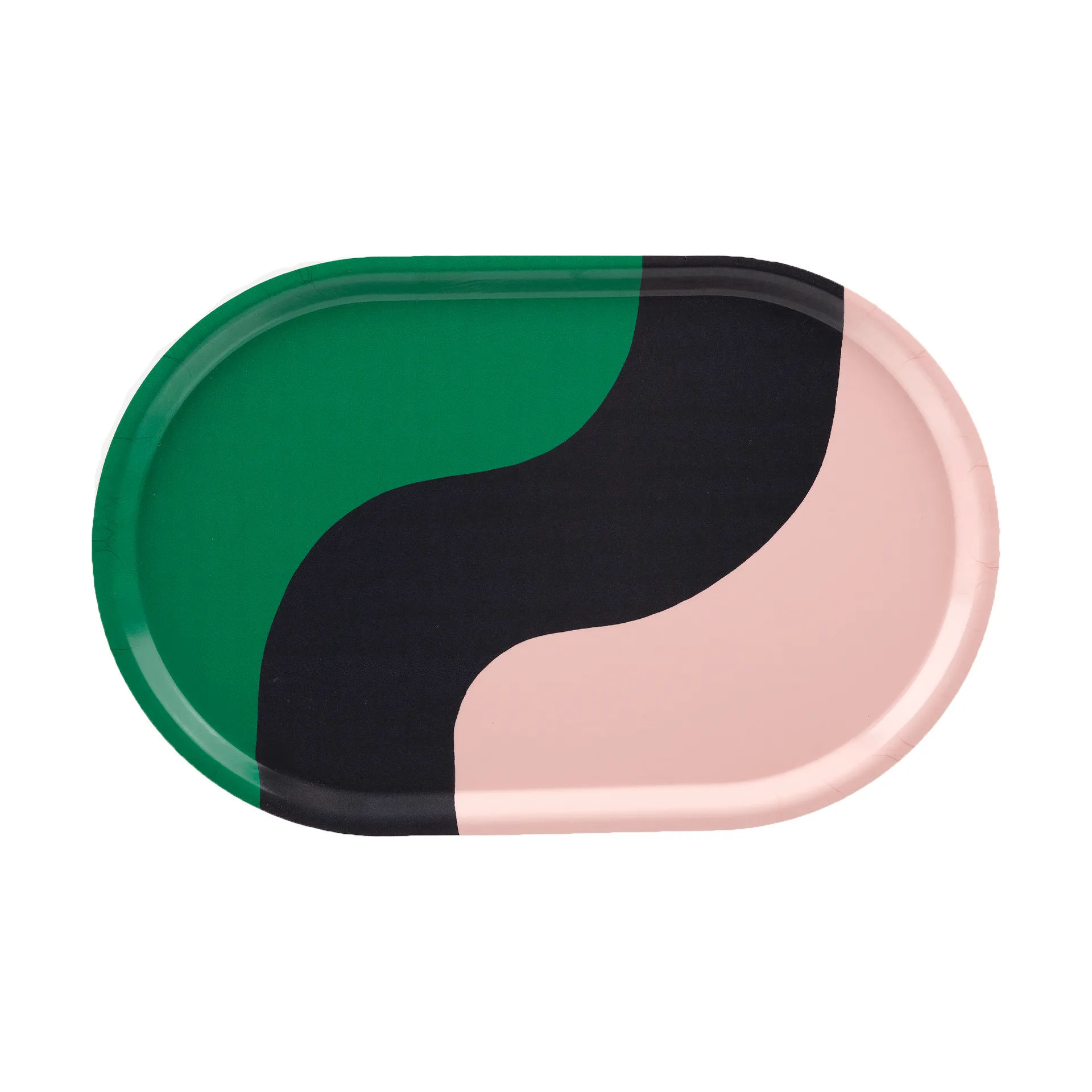 Seireeni brett 28 x 44 cm, Green-peach-dark blue Marimekko