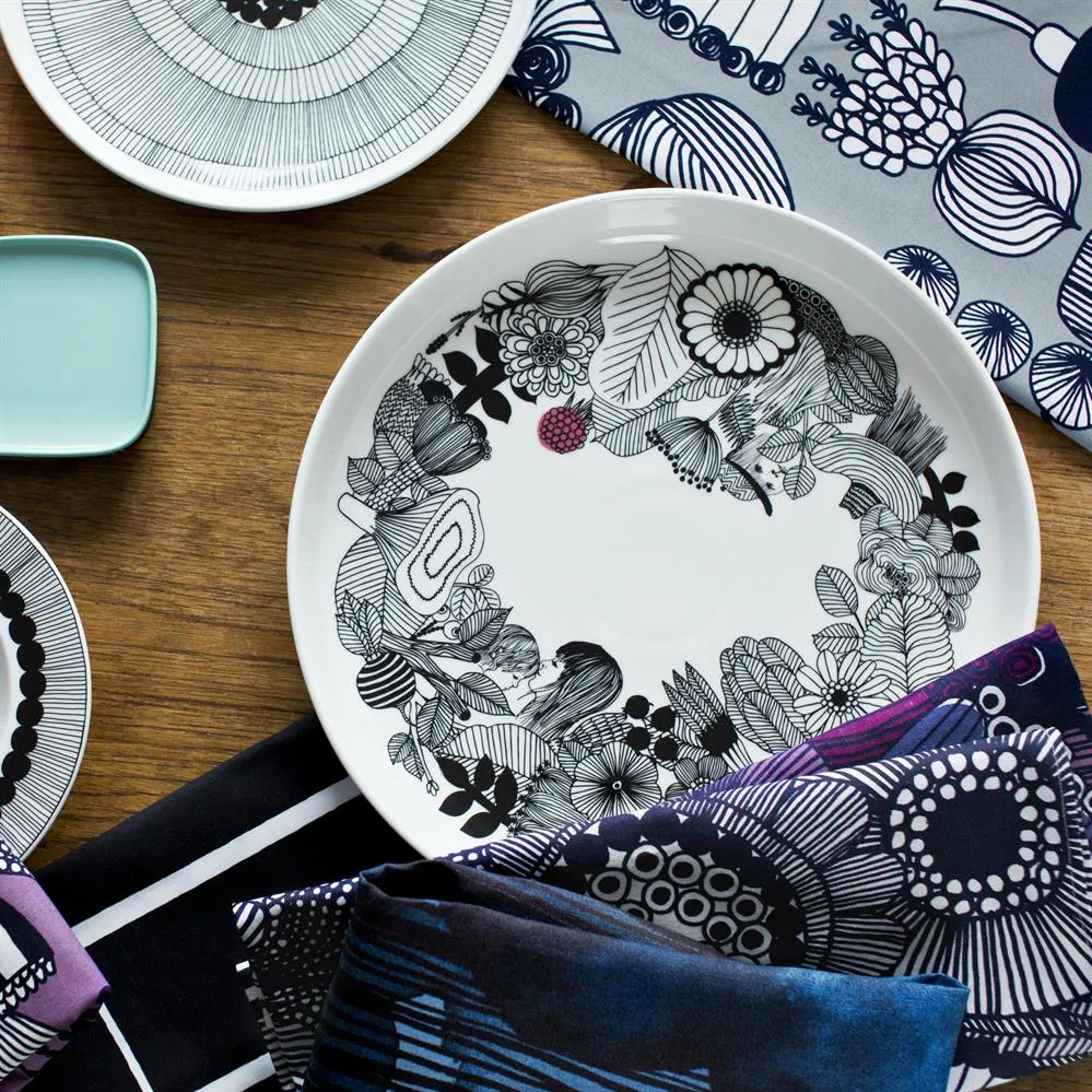 Siirtolapuutarha serveringsfat, Diameter 32 cm Marimekko