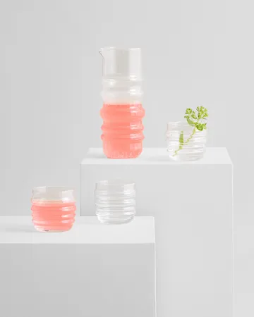 Sukat Makkaralla glass 2-pk - klar 2-pack - Marimekko