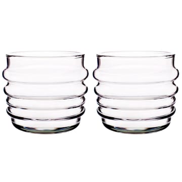 Sukat Makkaralla glass - klar 2-pack - Marimekko