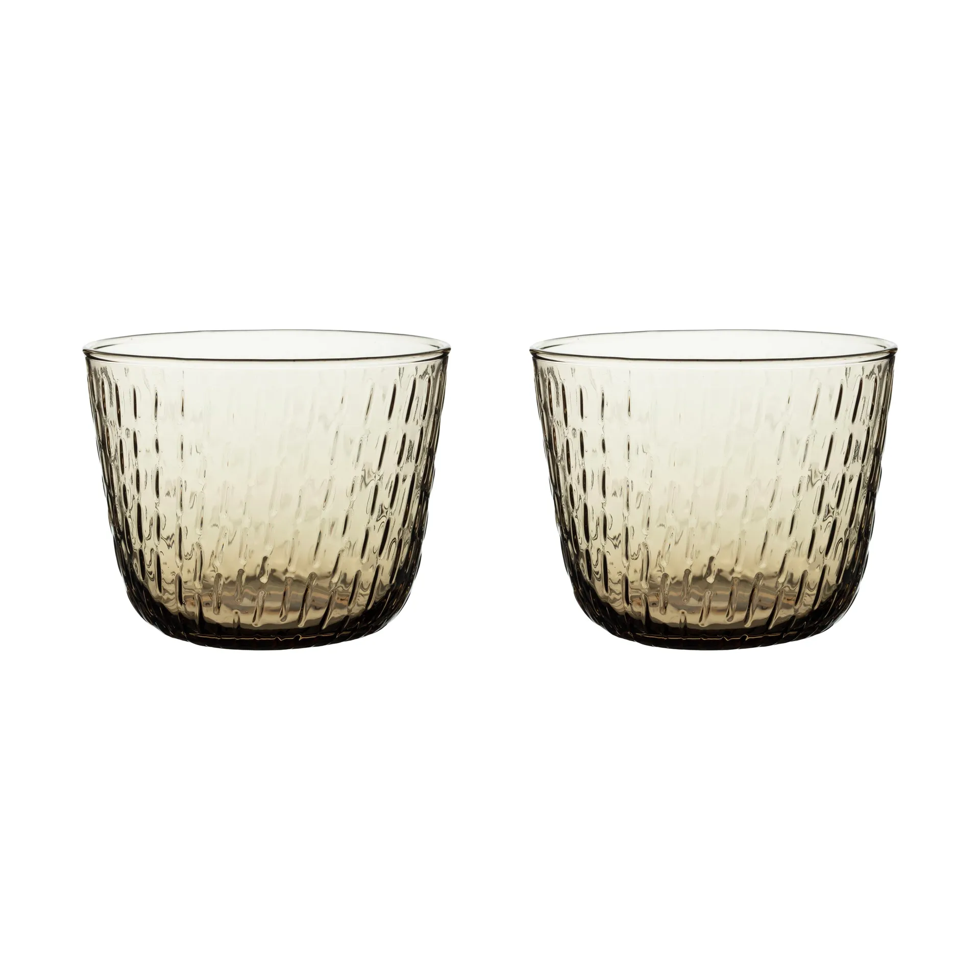 Syksy drikkeglass 2dl 2-pk, Brown Marimekko