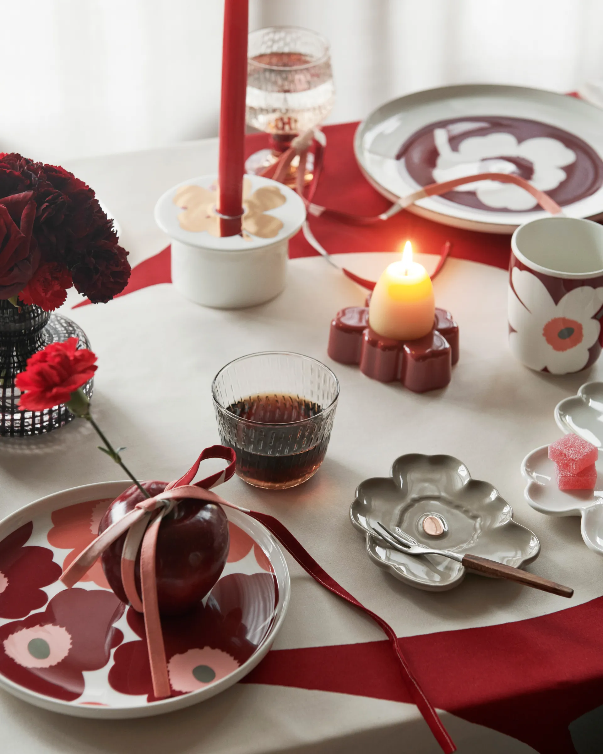 Syksy drikkeglass 2dl 2-pk, Mistey grey Marimekko