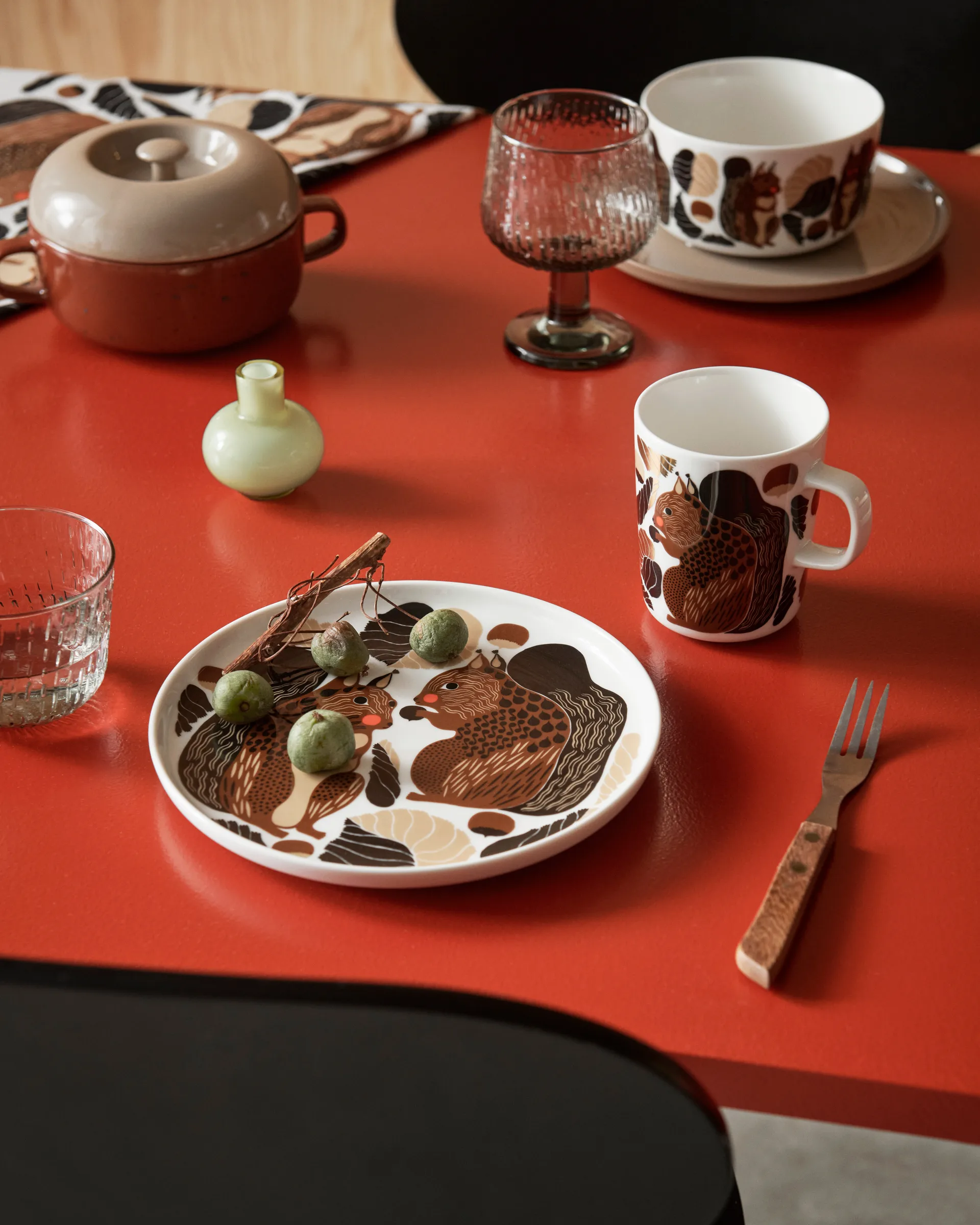 Syksy drikkeglass 2dl 2-pk, Mistey grey Marimekko