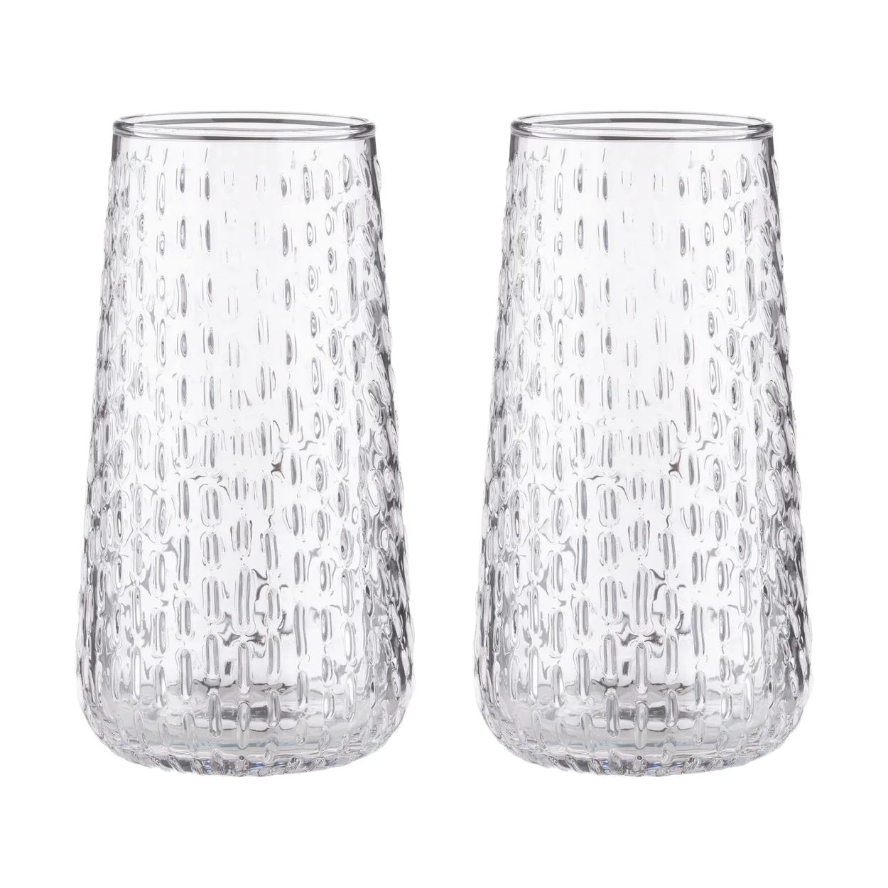 Marimekko Syksy long tumbler glass 2-pakning Clear