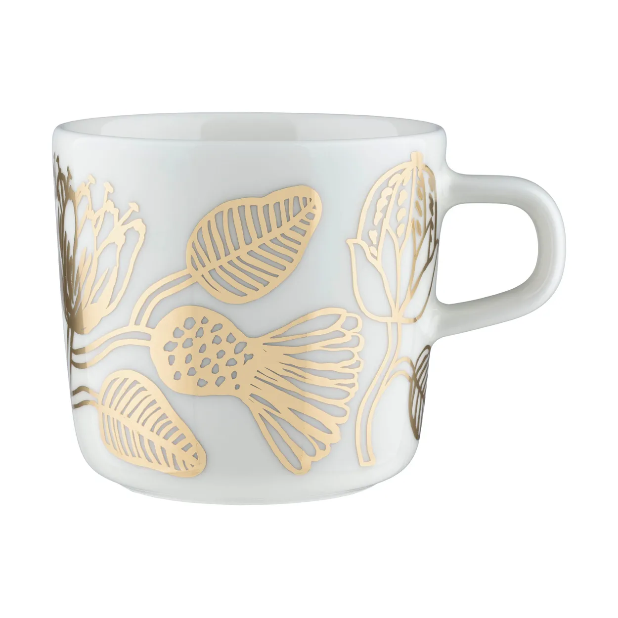 Marimekko Tiara kaffekopp 20 cl White-gold