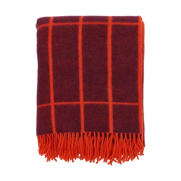 Tiiliskivi pled - Plomme-oransjerød - Marimekko
