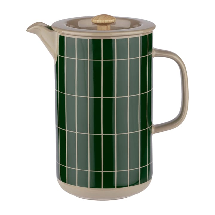 Tiiliskivi presskanne 0,9 l - Terra-dark green - Marimekko