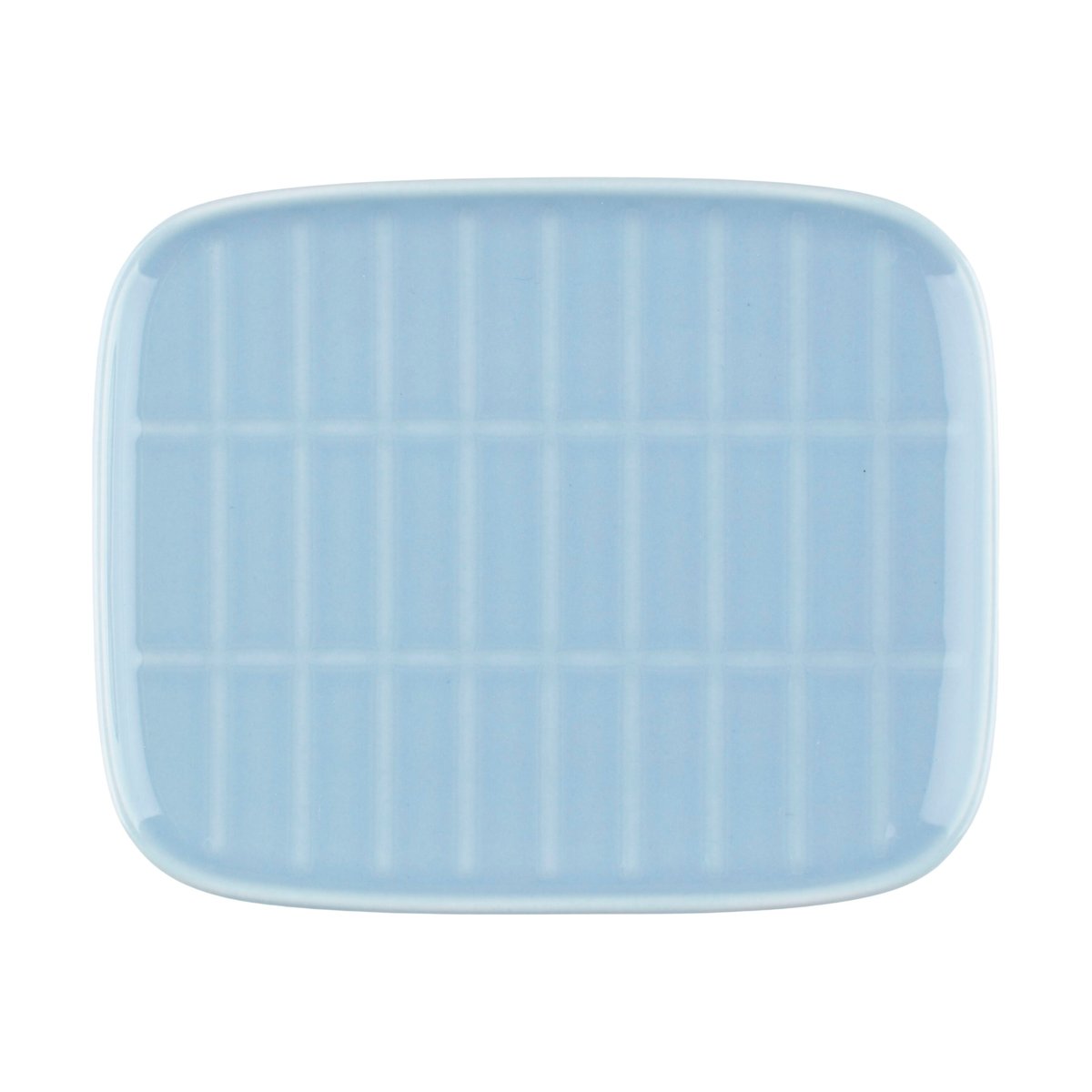 Marimekko Tiiliskivi tallerken 12 x 15 cm Light blue