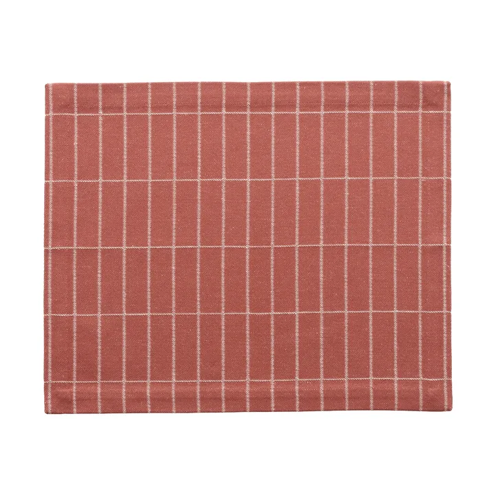 Tiiliskivi vevd bordbrikke - Chestnut-off white, 31x42 cm - Marimekko